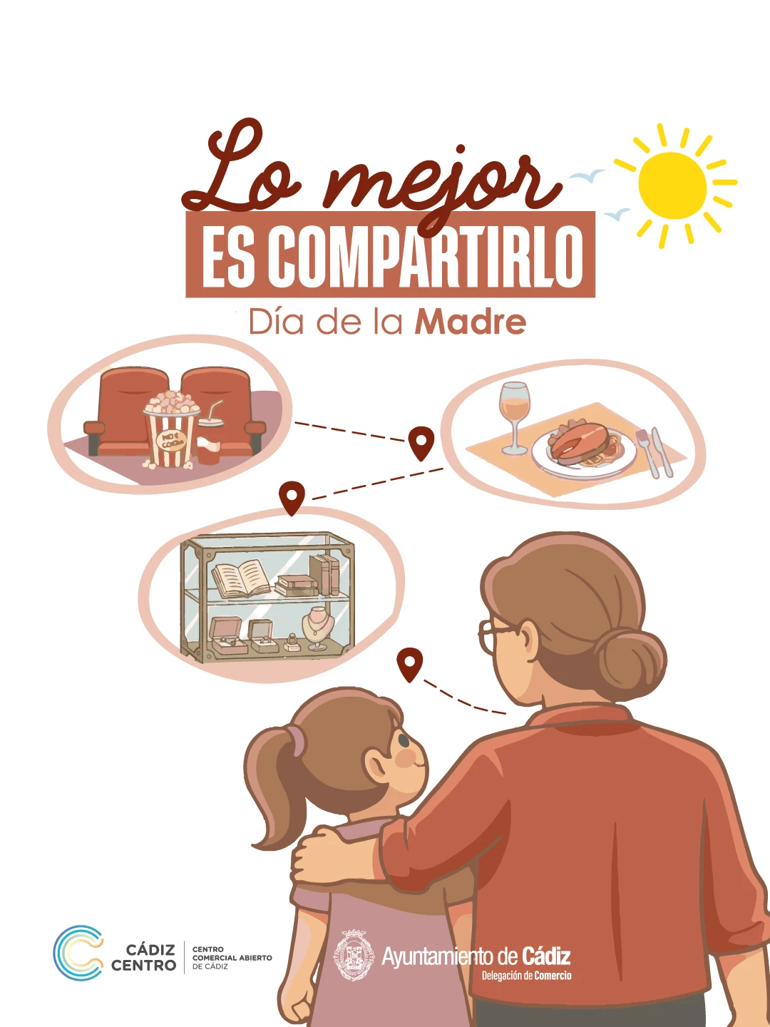 imagen de la campaña del día de la madre 2026 en cádiz centro comercial abierto