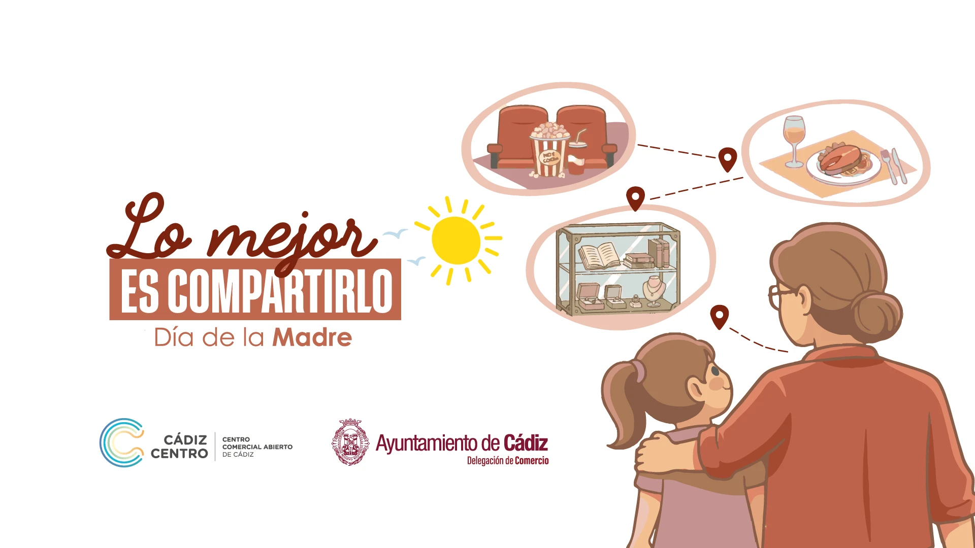 imagen de la campaña del día de la madre 2026 en cádiz centro comercial abierto