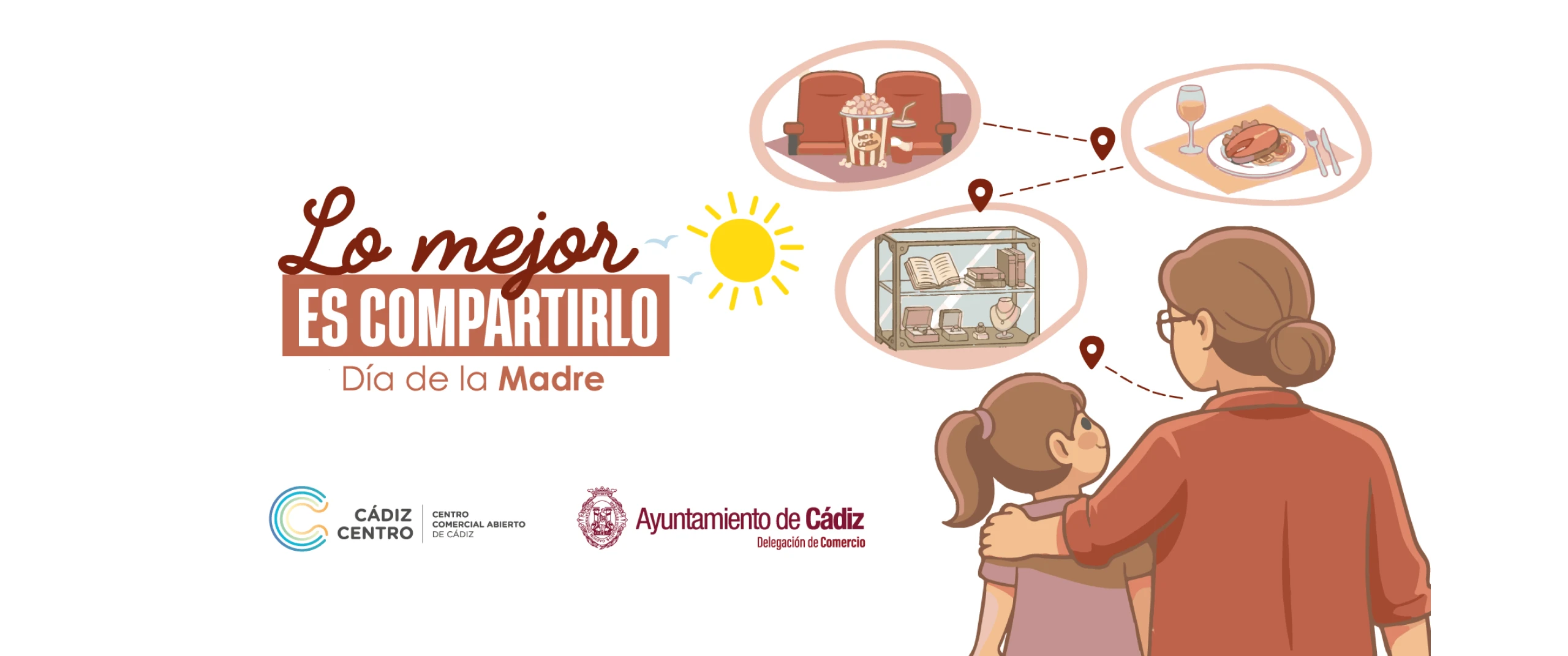 imagen de la campaña del día de la madre 2026 en cádiz centro comercial abierto