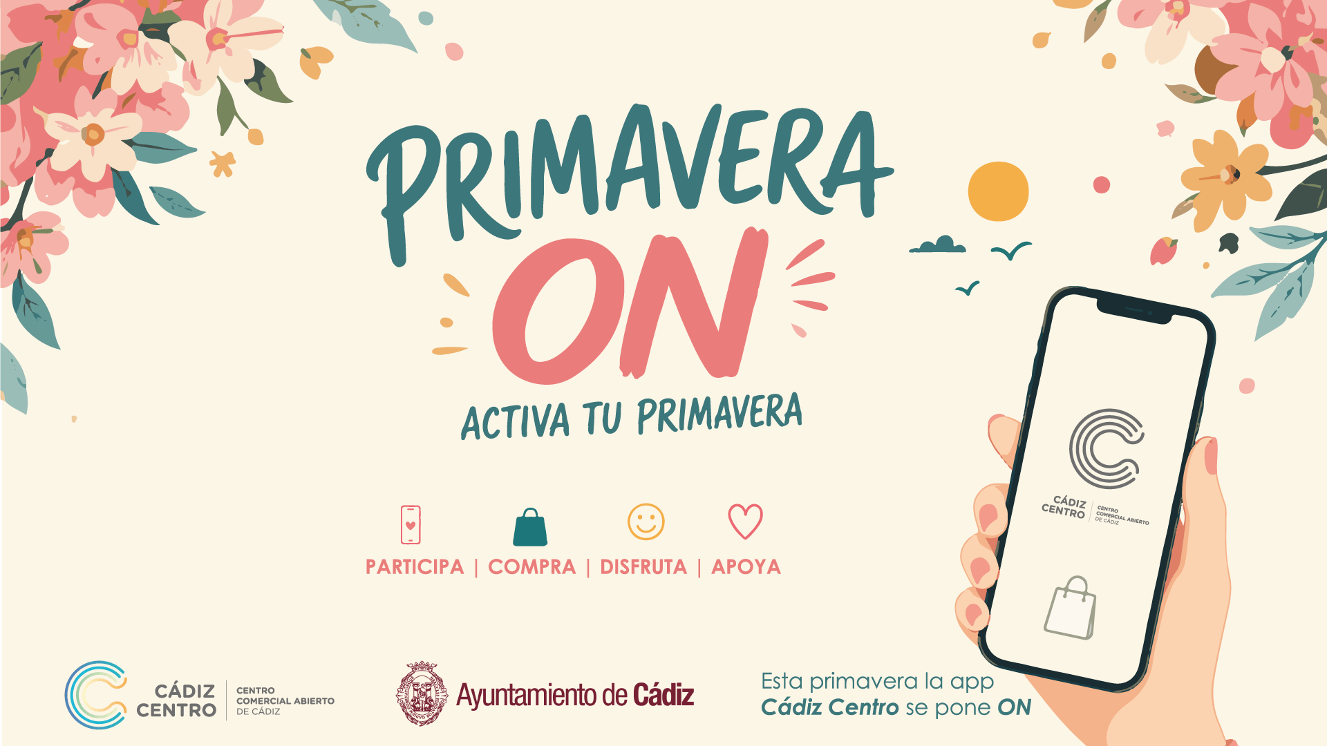 BANNER CAMPAÑA DE PRIMAVERA CÁDIZ CENTRO COMERCIAL ABIEERTO